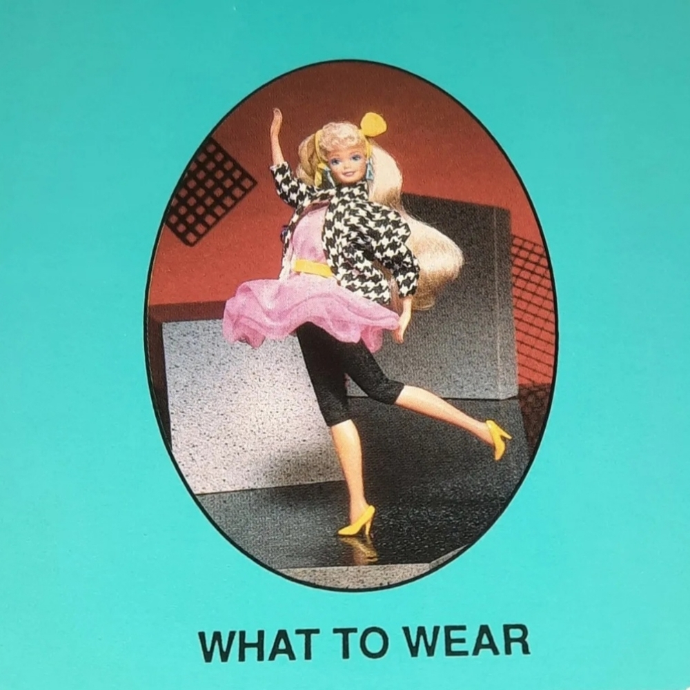 Vintage Barbie Card 1989 Barbie Just Us Girls Game Replacement Piece
